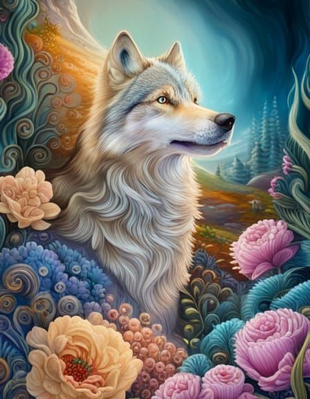 Summer Wolf  by @artEM2022