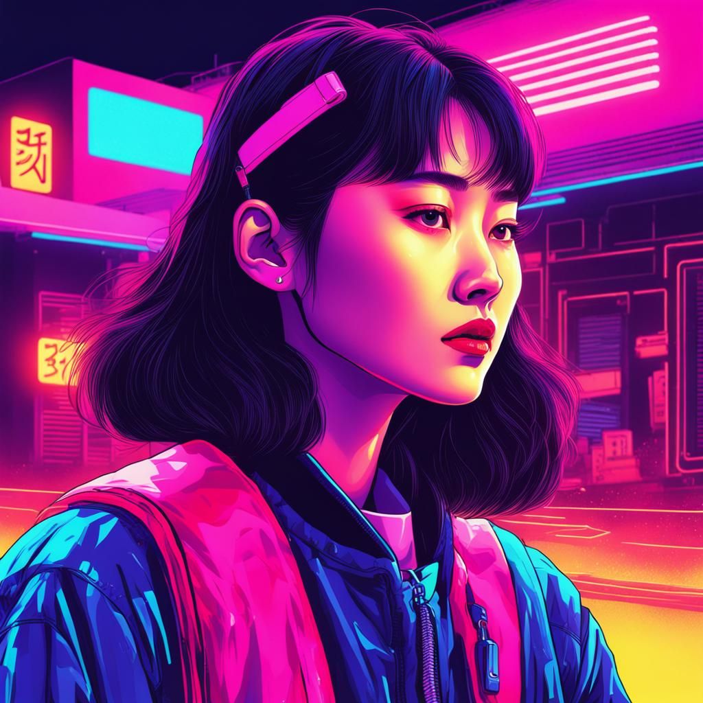 Young woman from South Korea