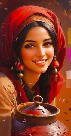 A Festive Indian Woman