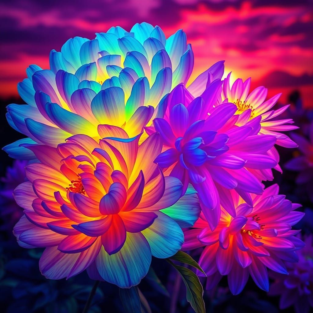 Radioactive Flowers  by @FindingTruth