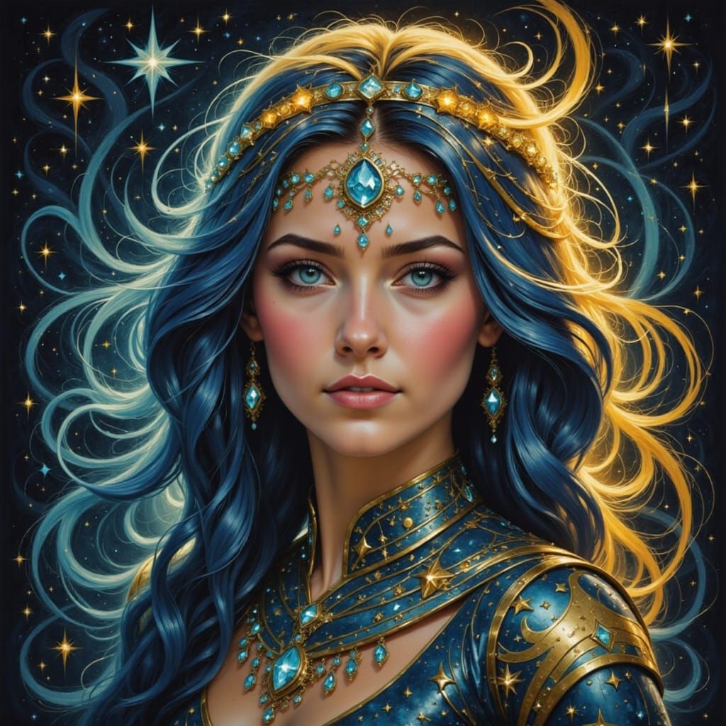 Star woman <lora:Korfaesu:1.0>