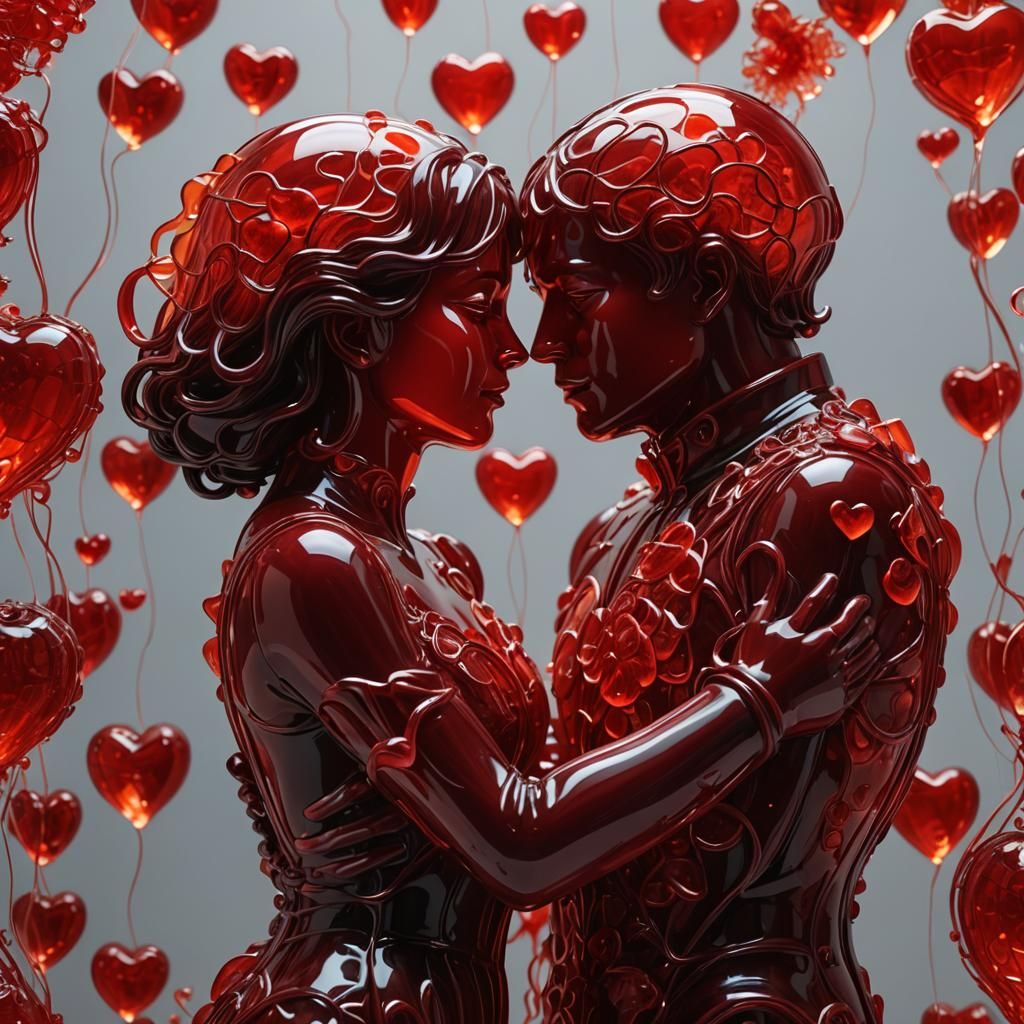 Love jelly sculpture   by @KrystofM75