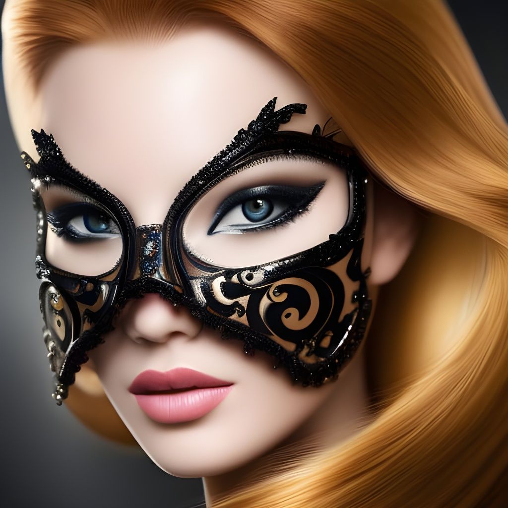 Masked Beauty  by @shurupovertman