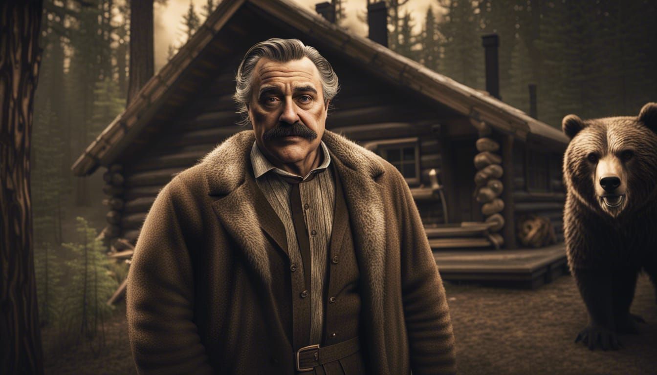 Gomez Grizzly Addams - AI Generated Artwork - NightCafe Creator