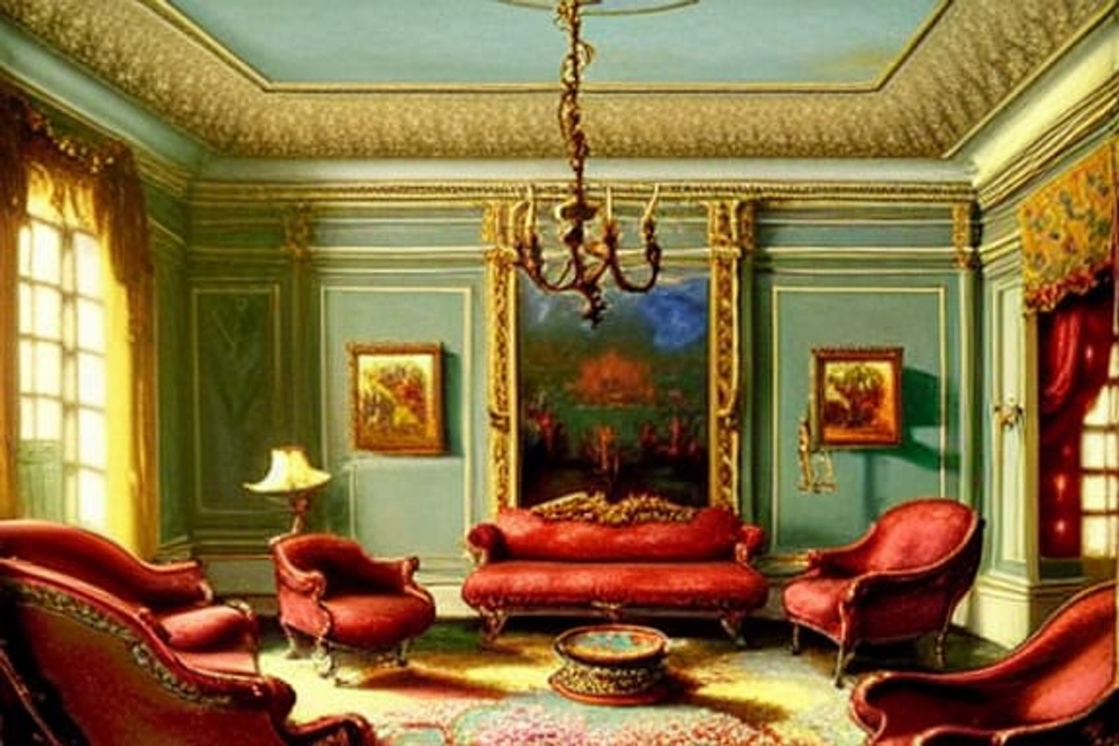 rococo living room