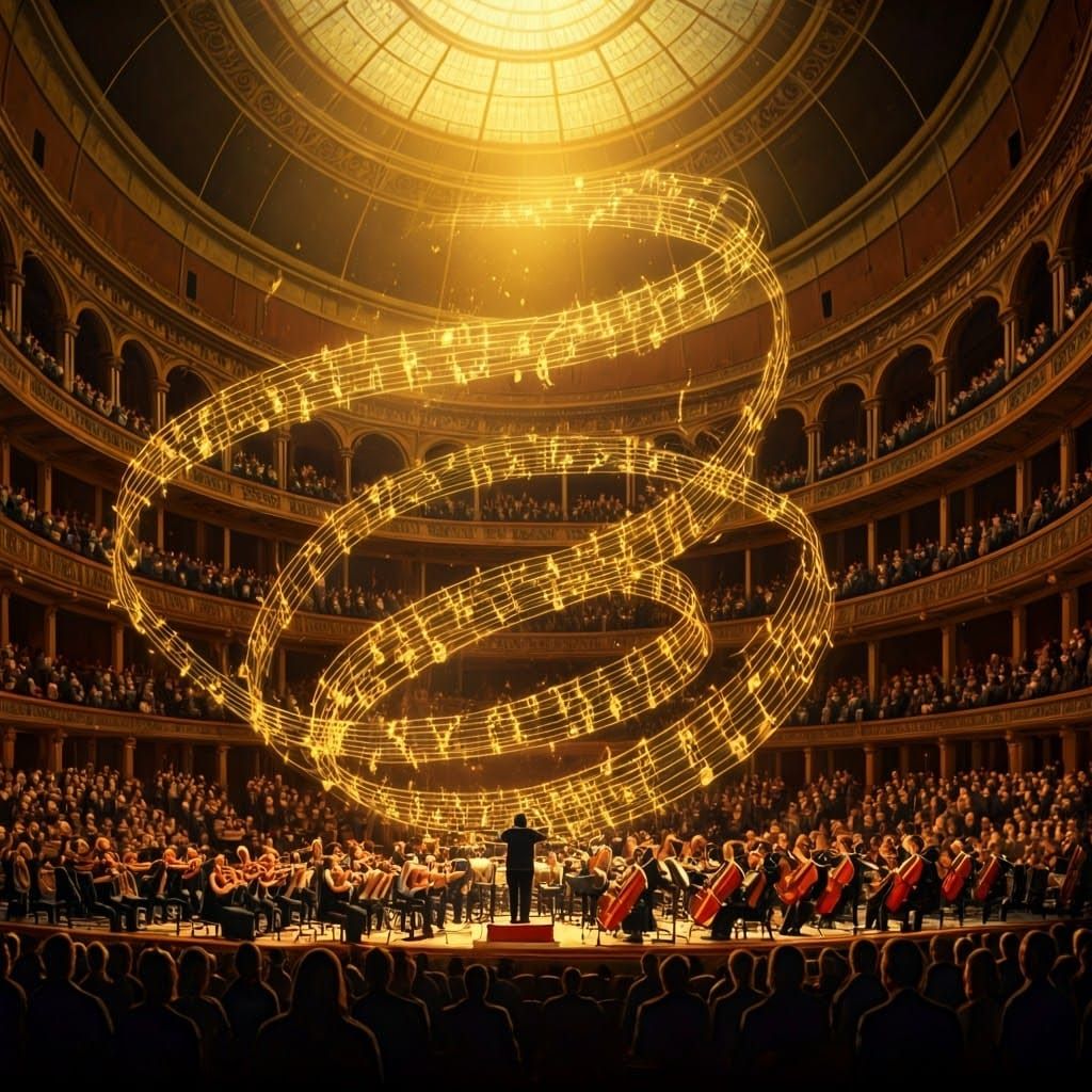 Orchestral symphonies fill the air  by @TravellerUK