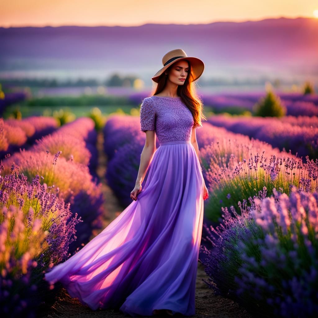 A flower in a lavender field...