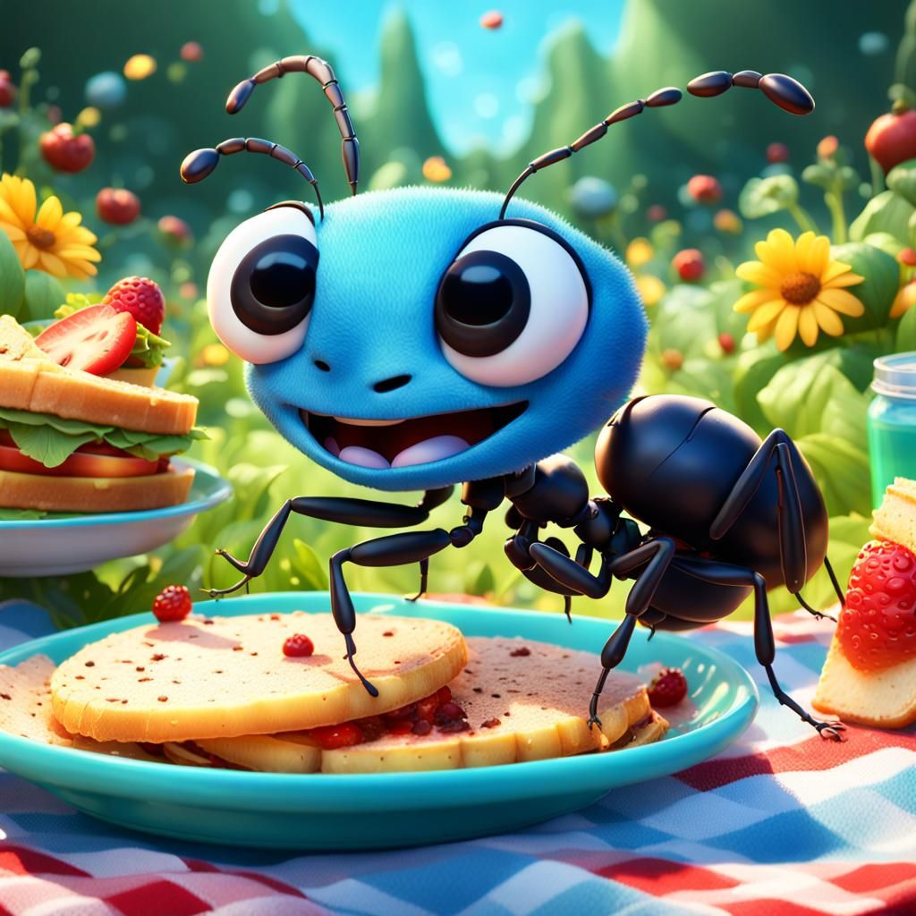 A mesmerizing hyperrealistic splash art concept, summer picn...
