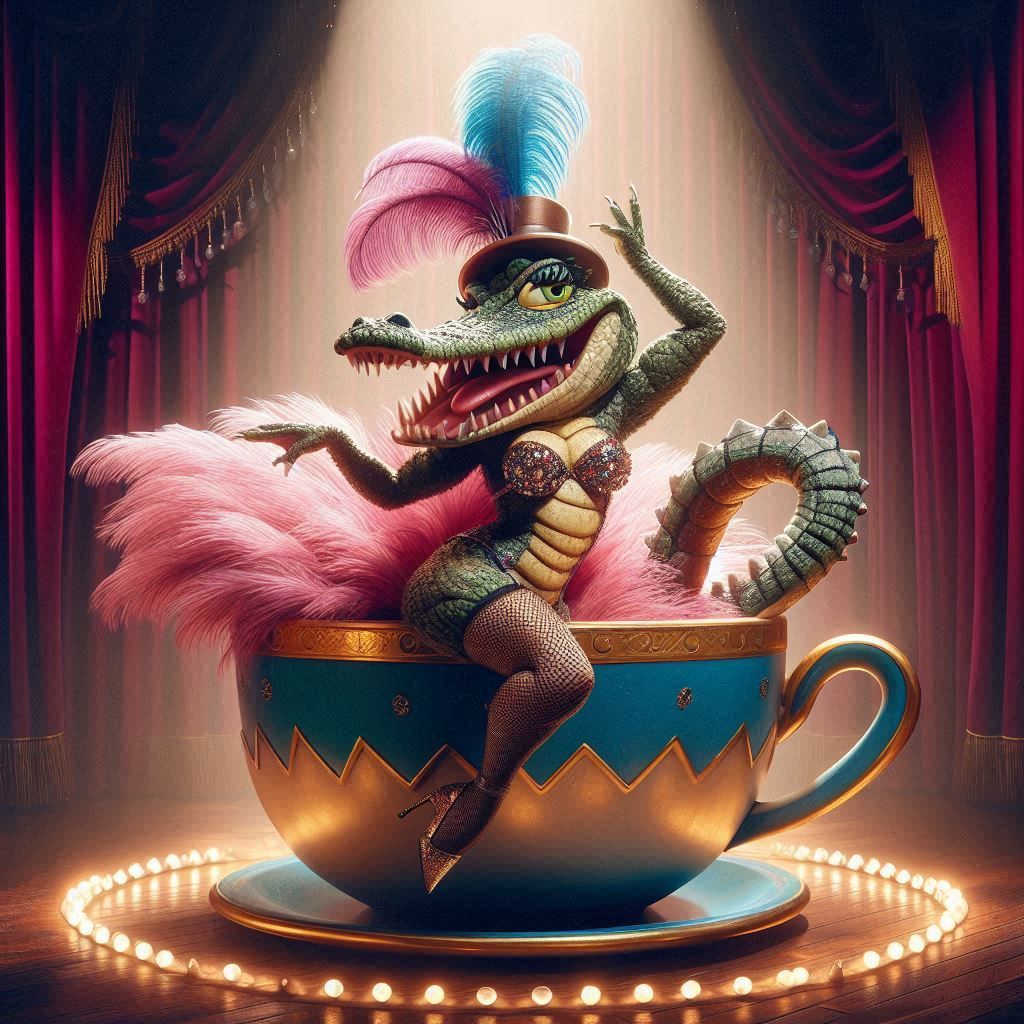 Crocodile burlesque