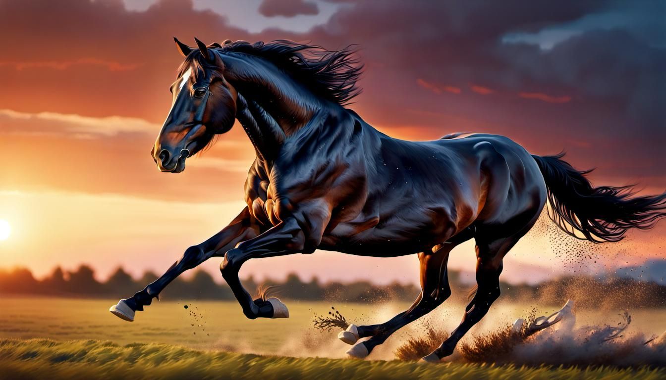 A Black Horse