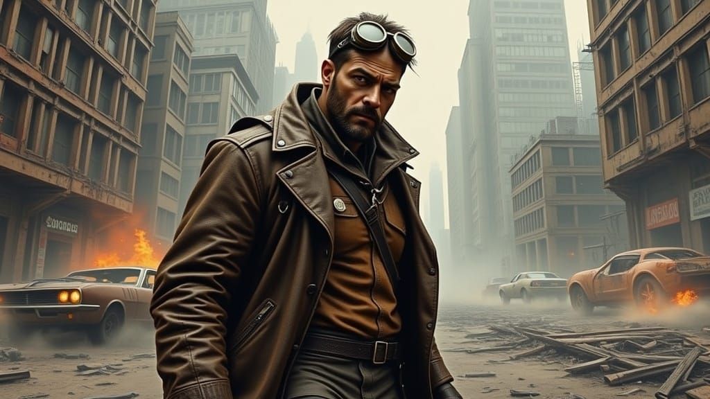  <lora:Dystopian:1.0>:Dystopian man