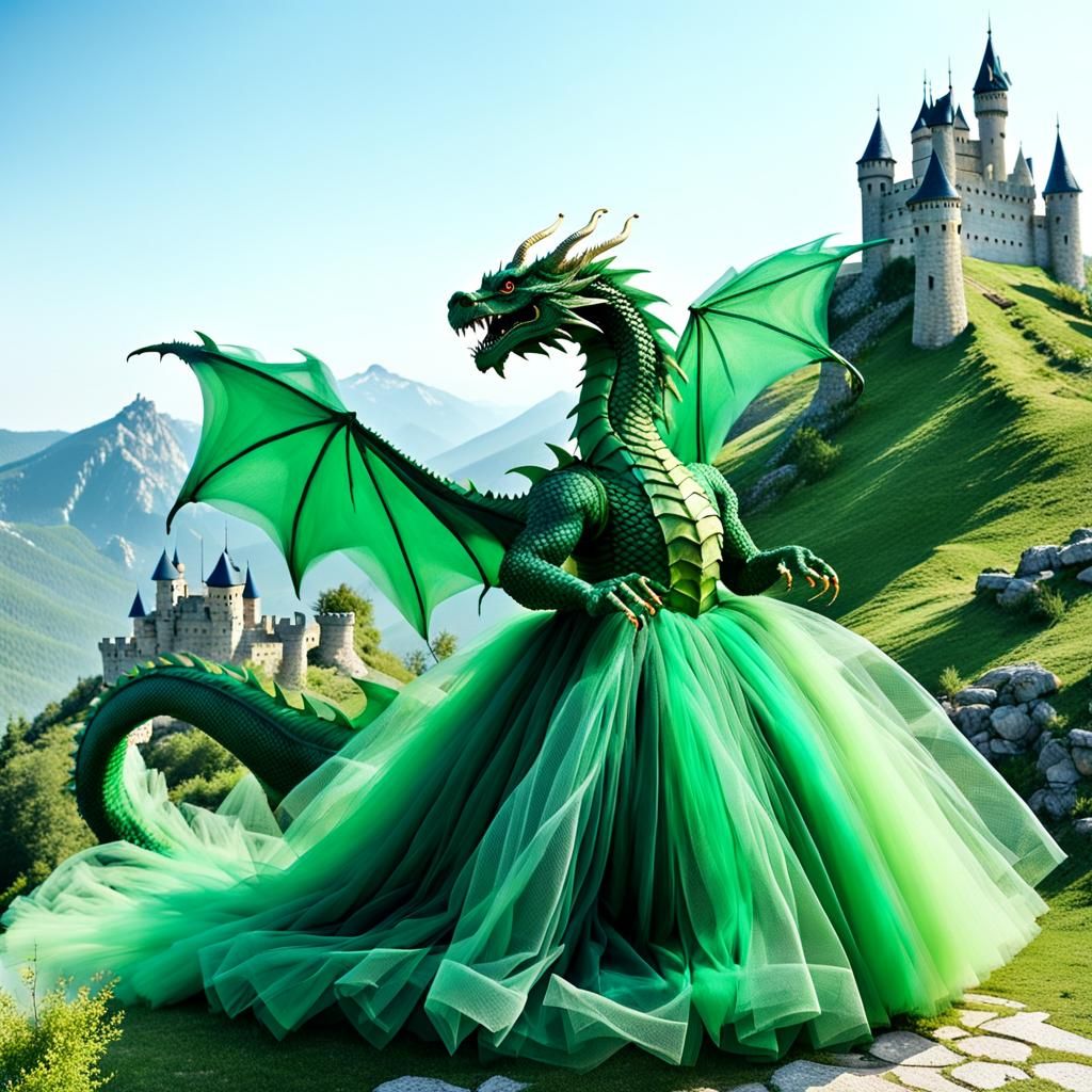 Tulle Dressed Dragon