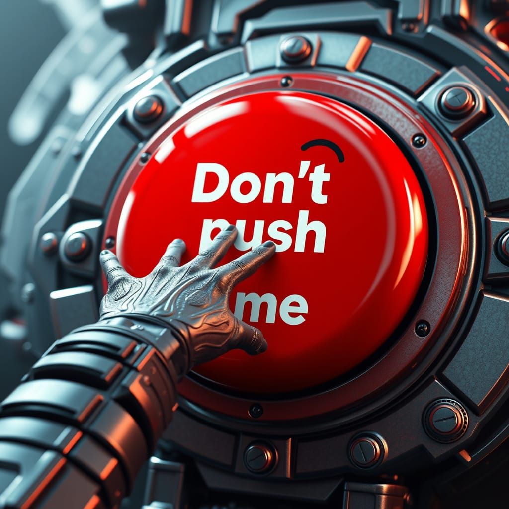 Don't Press the Button  by @Easter Bunny