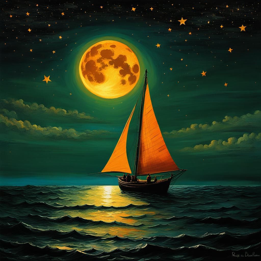 Cruising Under The Moon  by @kainfonz