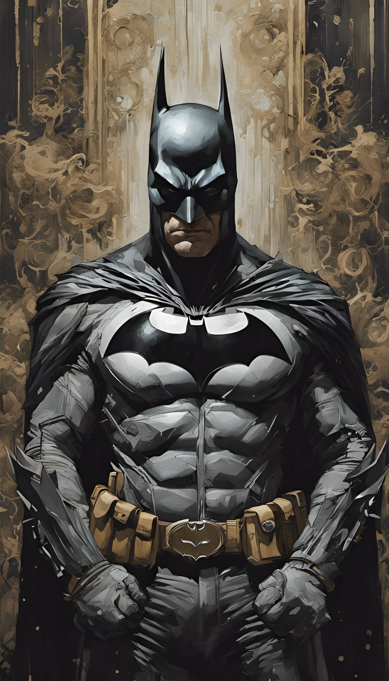 "Photorealistic batman .