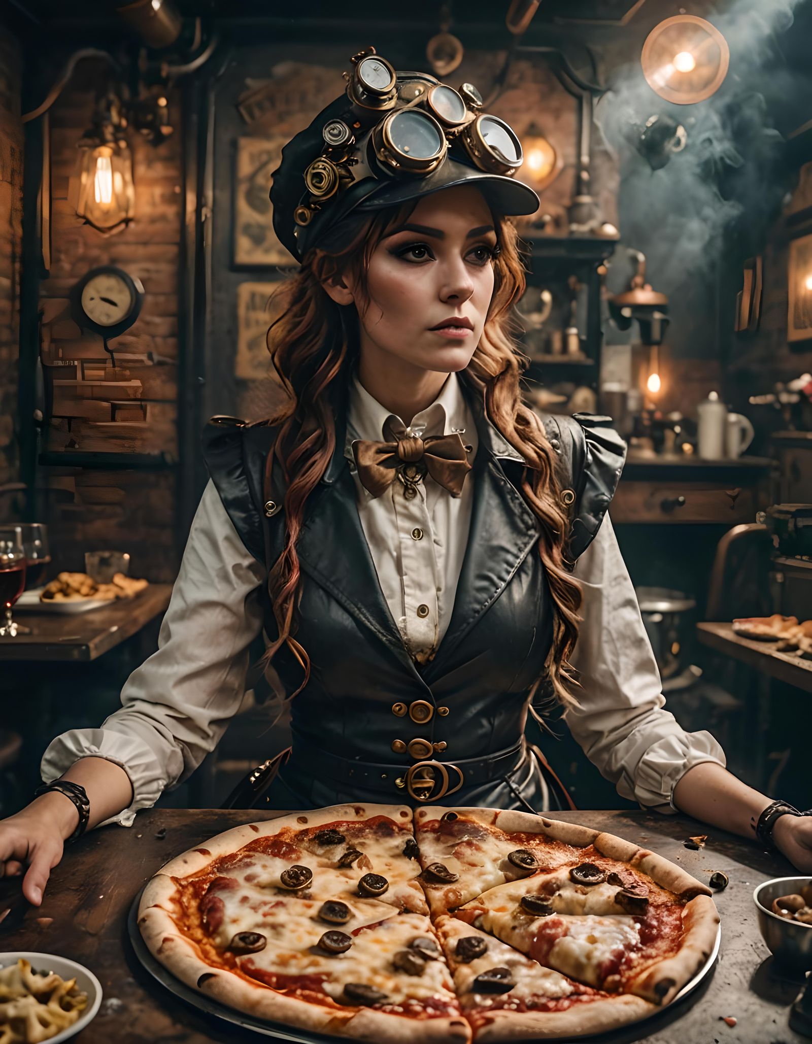 steampunk pizza