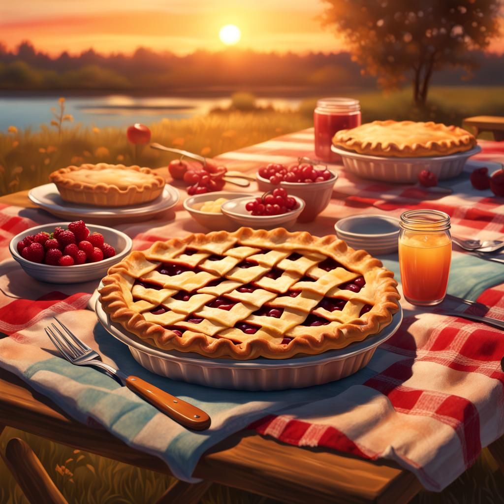 Sunset Picnic  by @Reylana