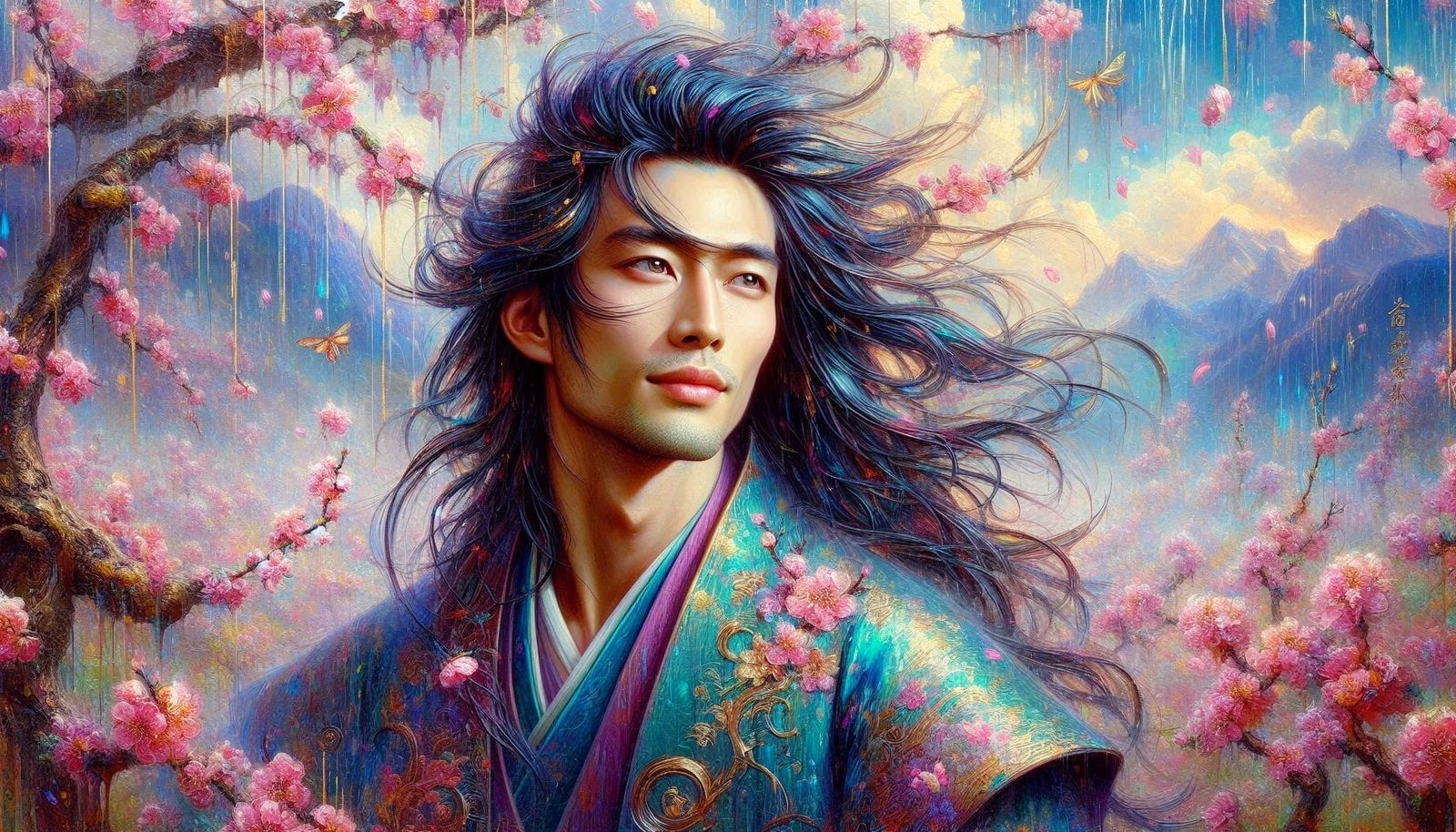 Handsome Japanese man