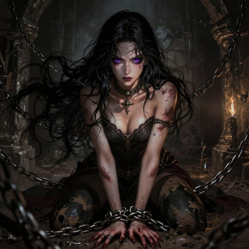 Vulnerable Demon Lord Radiates Inner Strength and Nobility