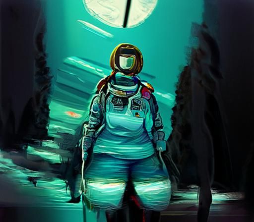 Astronaut - AI Generated Artwork - NightCafe Creator