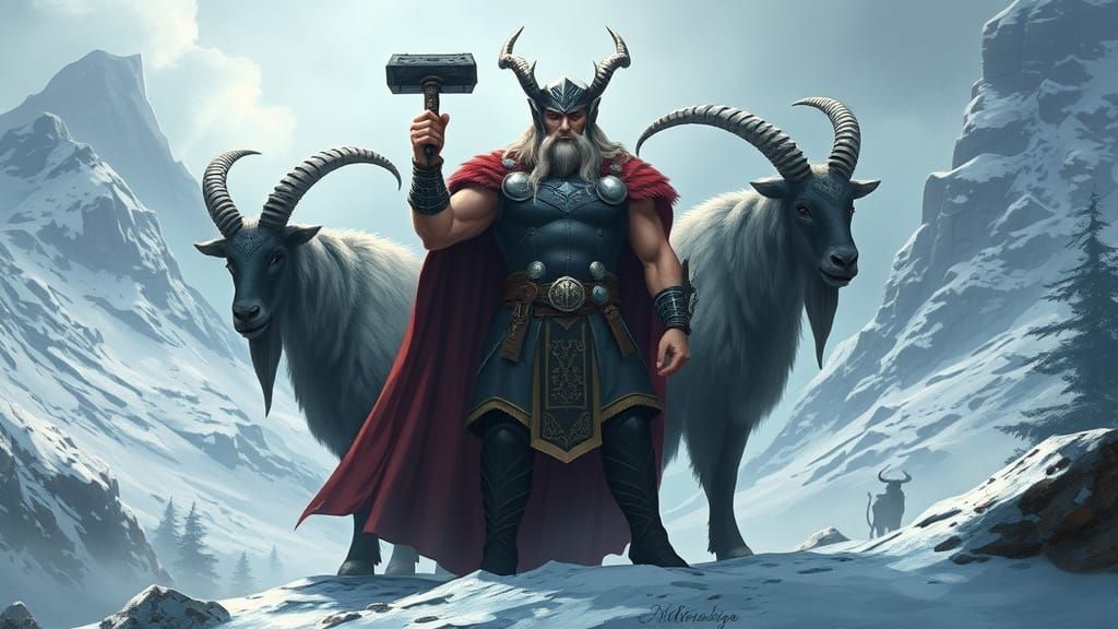 Thor's and his tow goats 