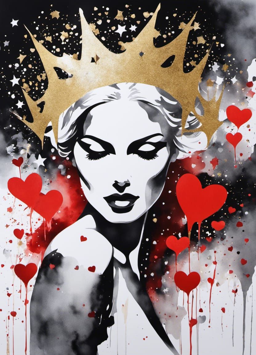 Queen of Hearts and Stars