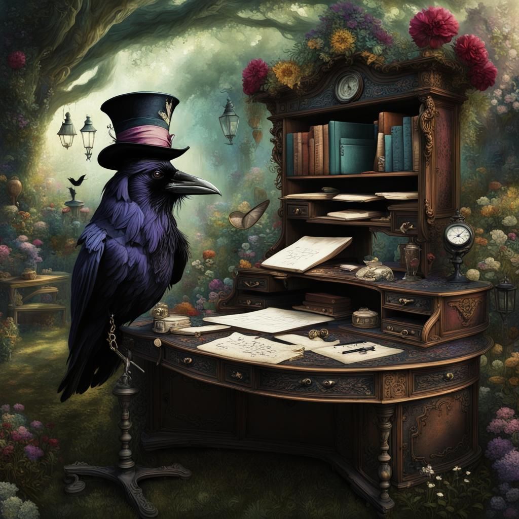 The Riddle of the Mad Hatter AI Generated Artwork NightCafe Creator