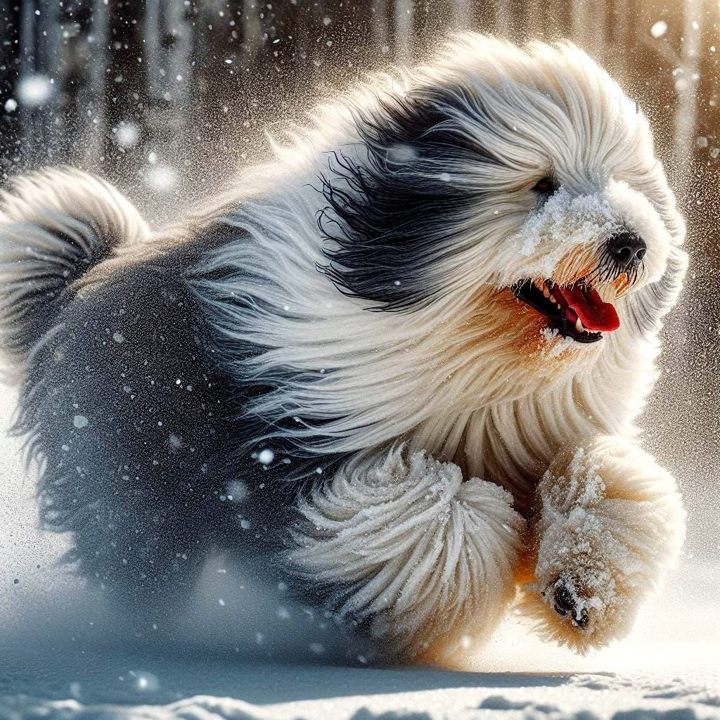 English Sheepdog   by @SrgGrkv