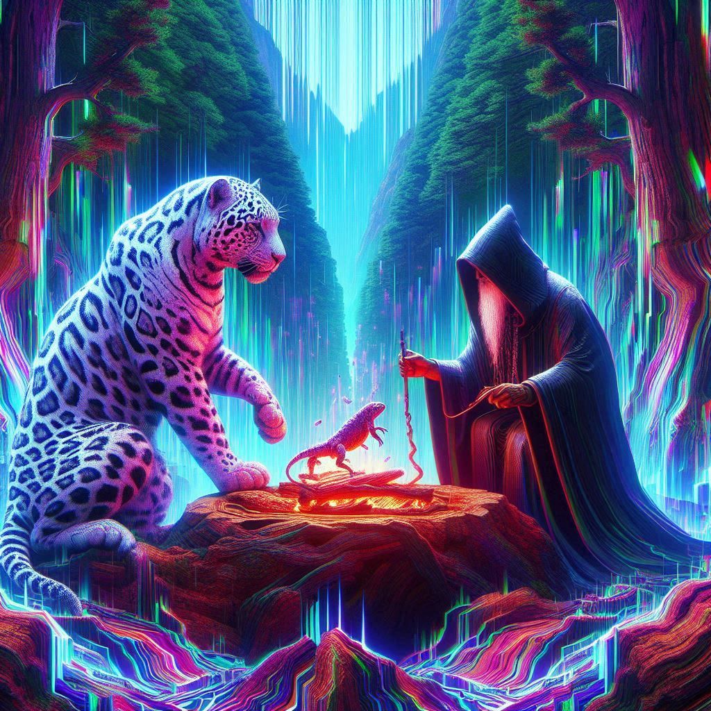 psychedelic chihuahua