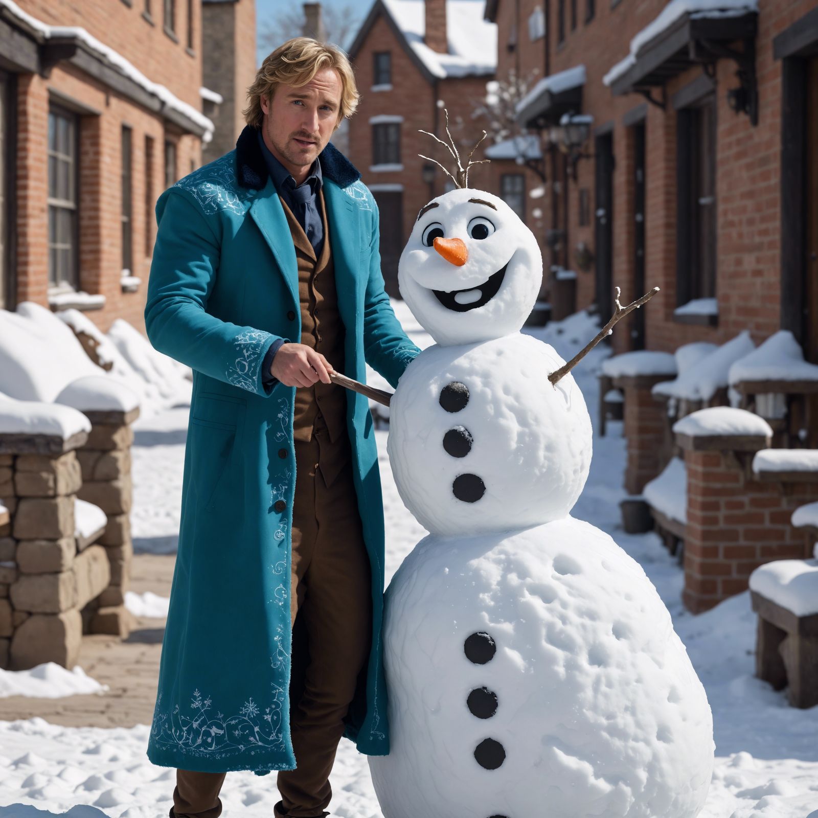 "Do you wanna build a snowman?"