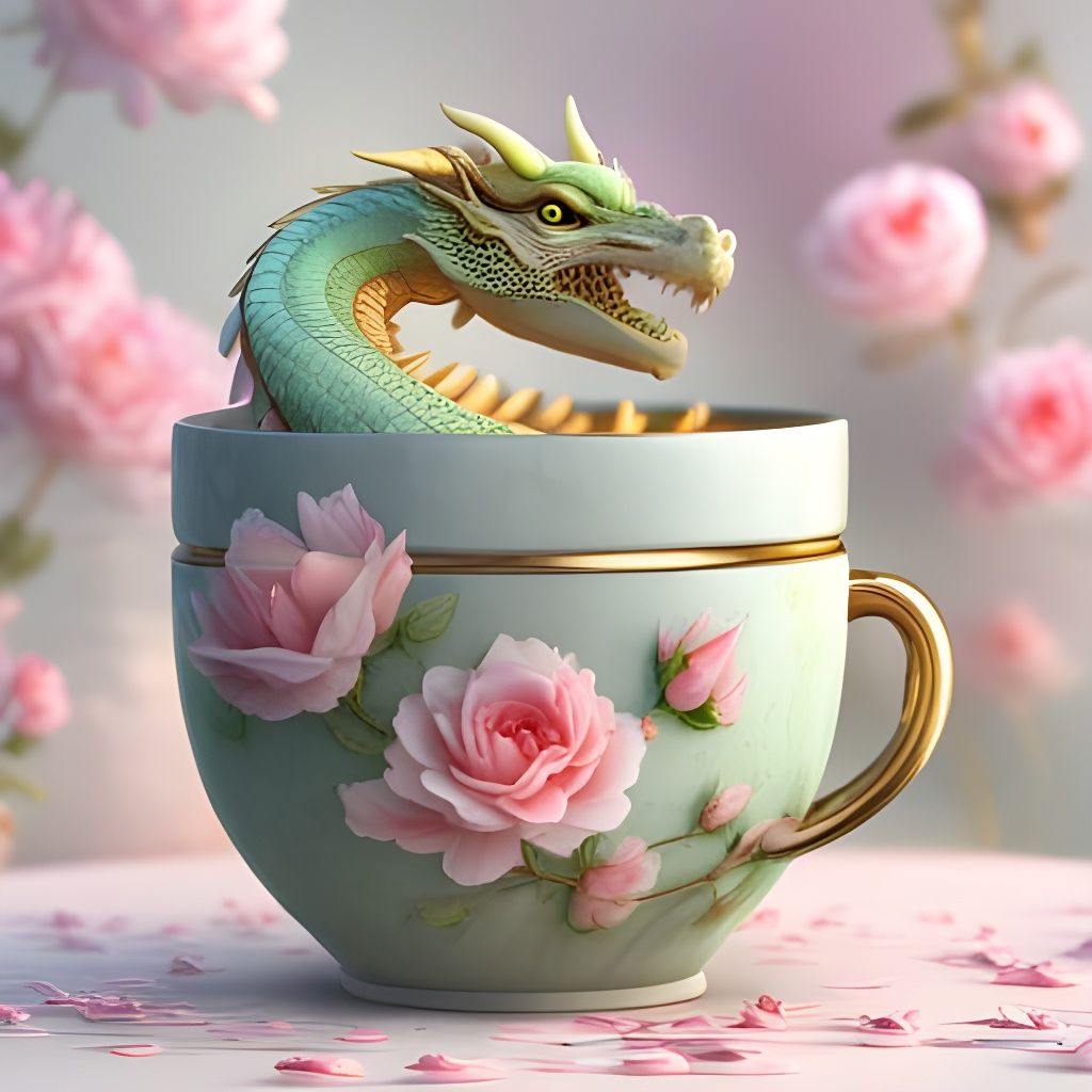 How do you like your tea? Angry and bitey?  by @Woodsling