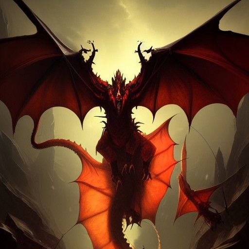 evil dragon demon
