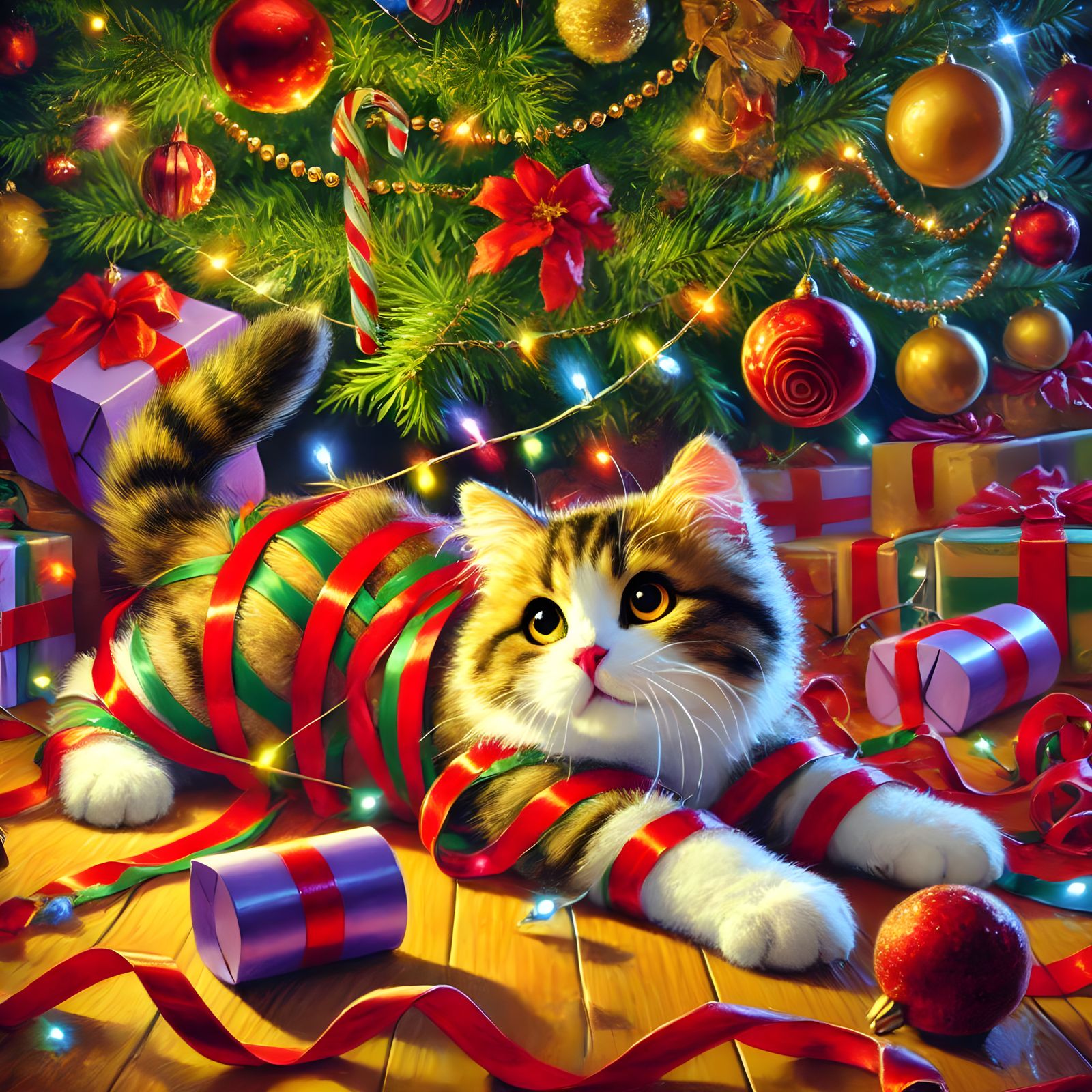 Christmas Cat #5