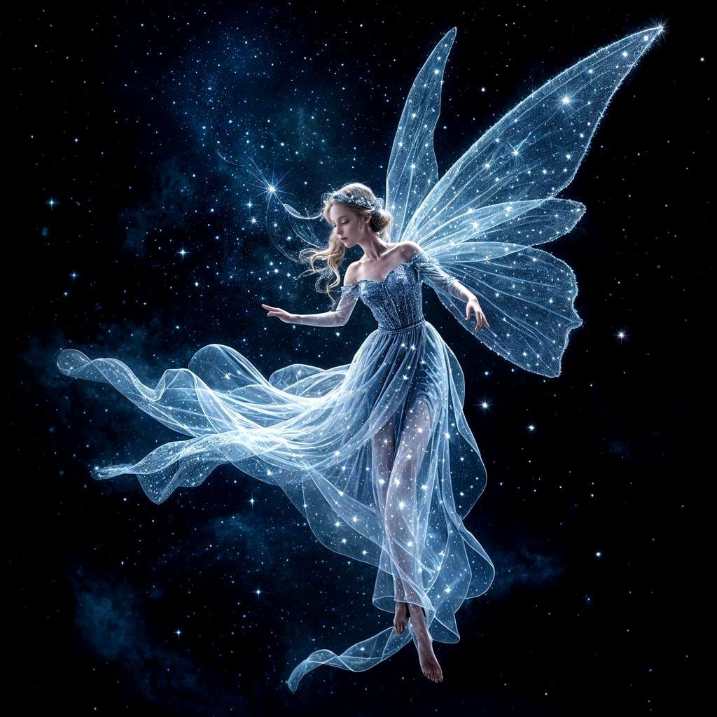 Fairy of the stars   by @Miracidium
