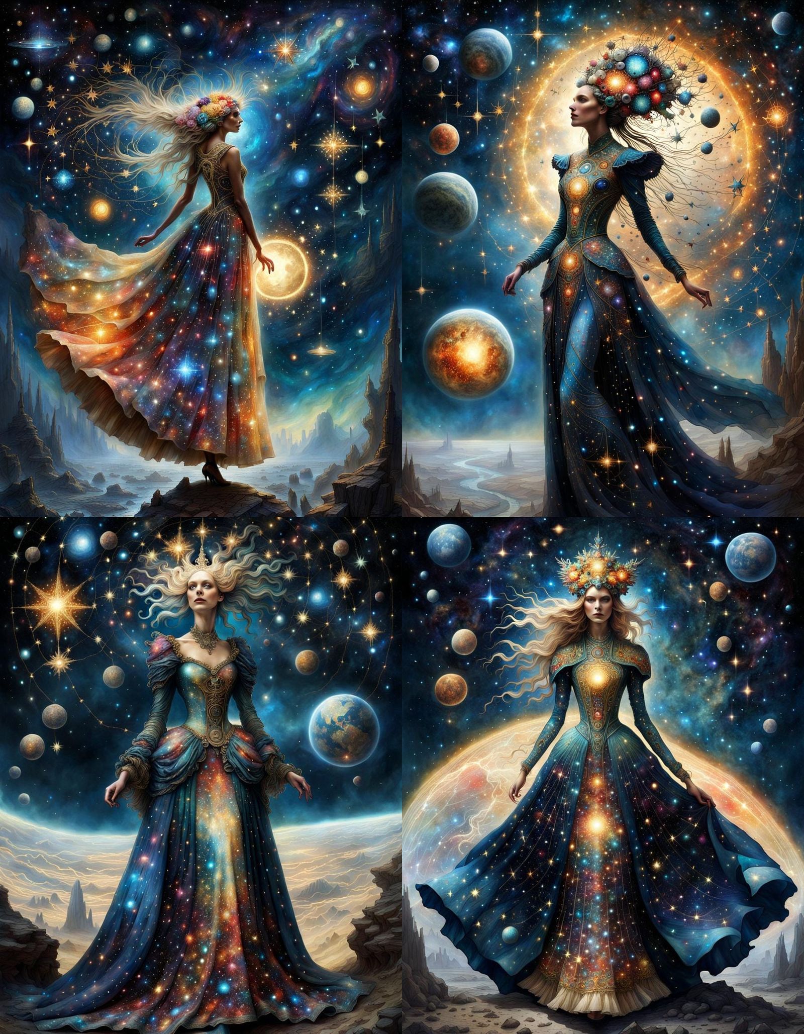 cosmic goddess - AI Generated Artwork - NightCafe Creator