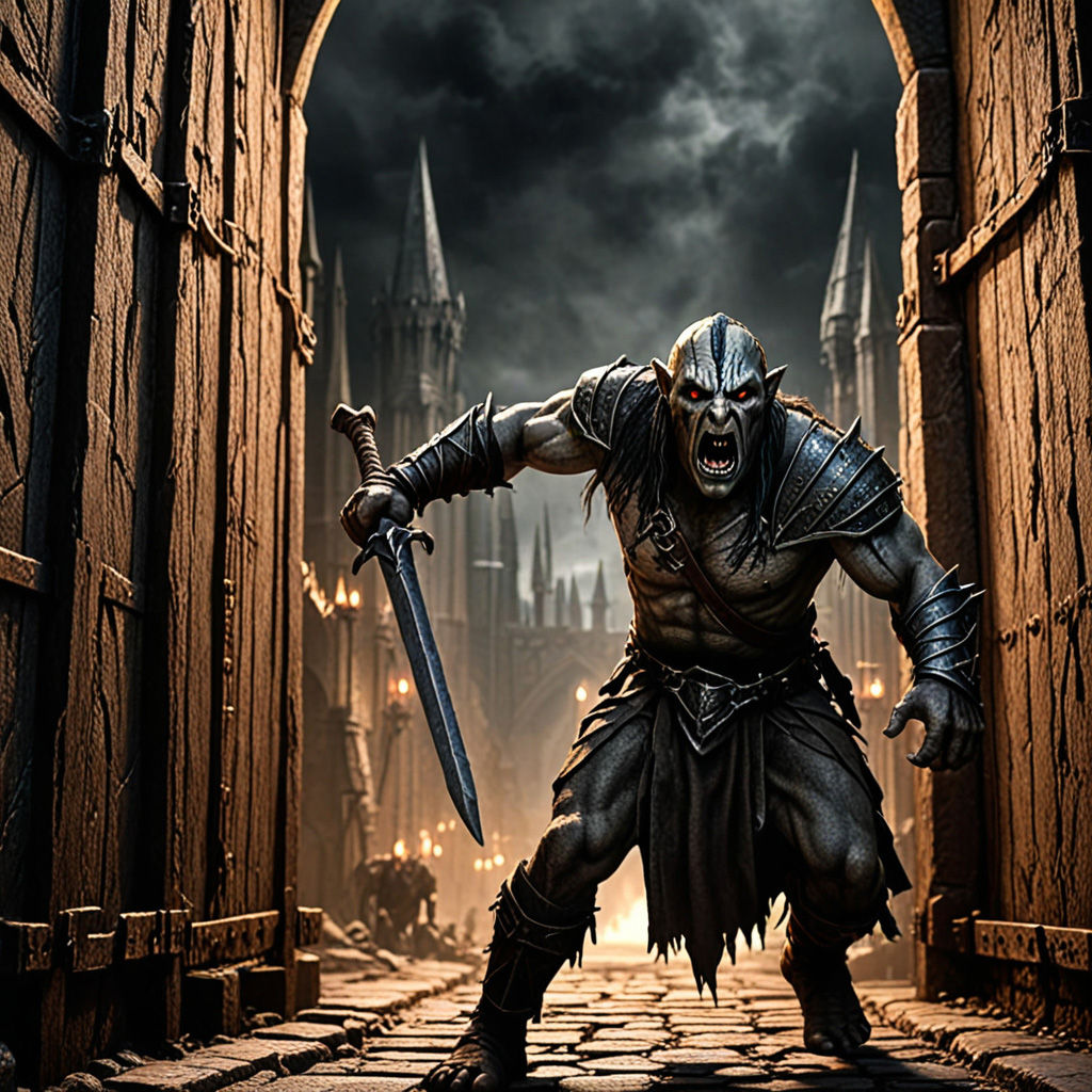 Uruk-hai Orc Berserker of Saruman