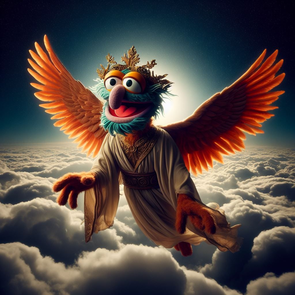 Gonzo the Herald of the gods (Gonzo/Hermes)