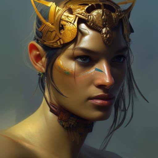 amazon warrior - AI Generated Artwork - NightCafe Creator