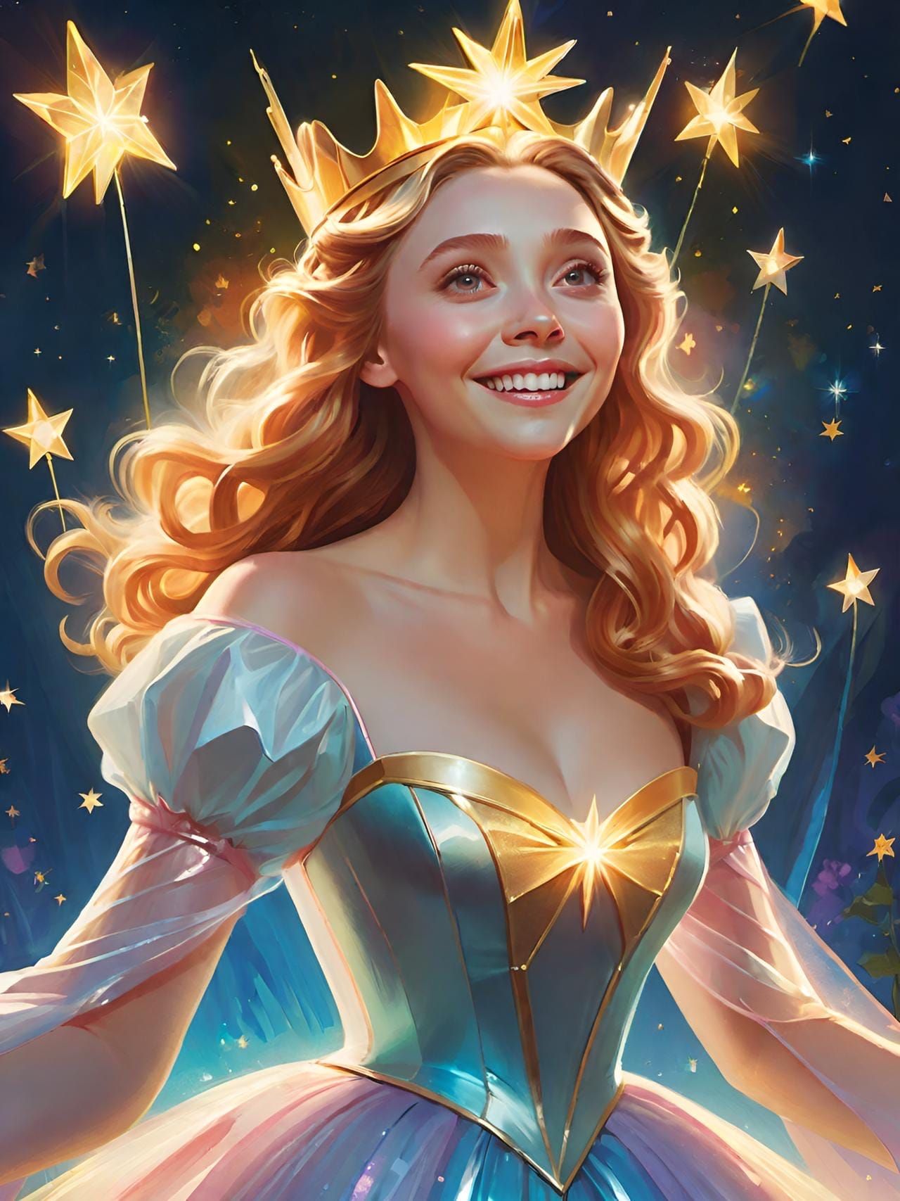Elizabeth Olsen is a fairy godmother