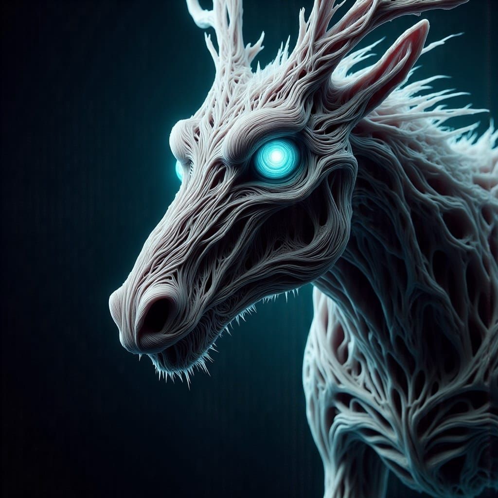 <lora:-WhiteWalker Fusion-:1.0>  Hyper-maximalism ▪ Ultra-detailed photorealistic ▪ Insane close-up ▪ Digital painting ▪ Ultra-wide-angle le...