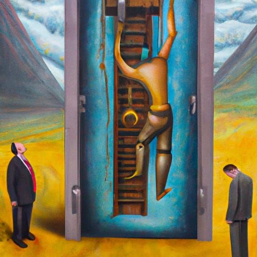 men find truth locked in an elevator