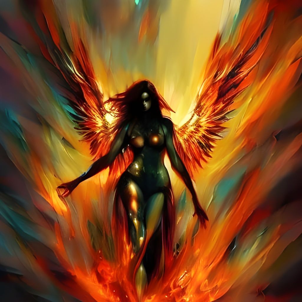 Fallen Angel - AI Generated Artwork - NightCafe Creator