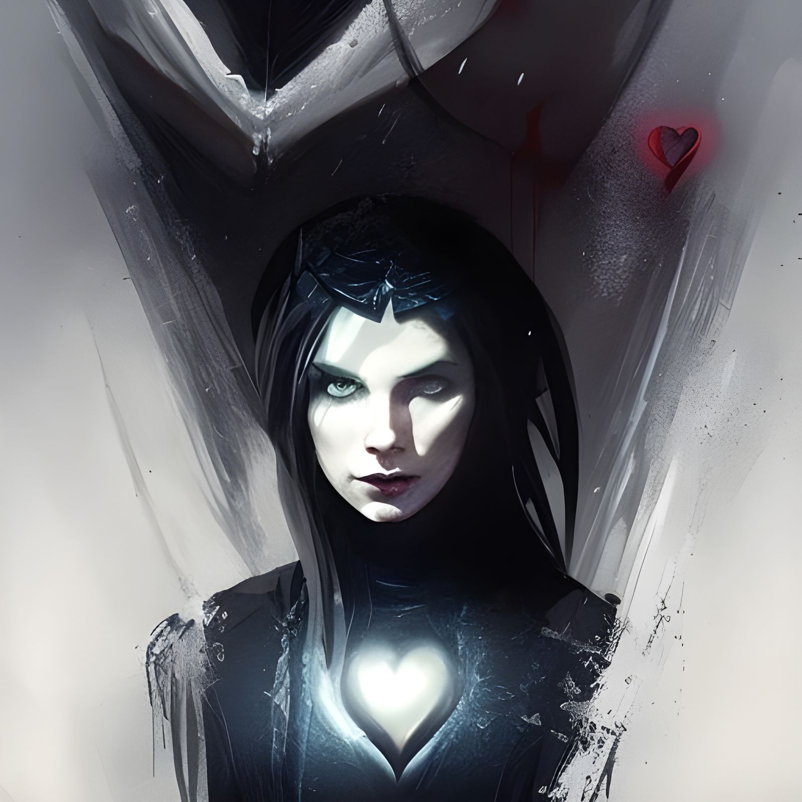 Her heart was as cold as ice
