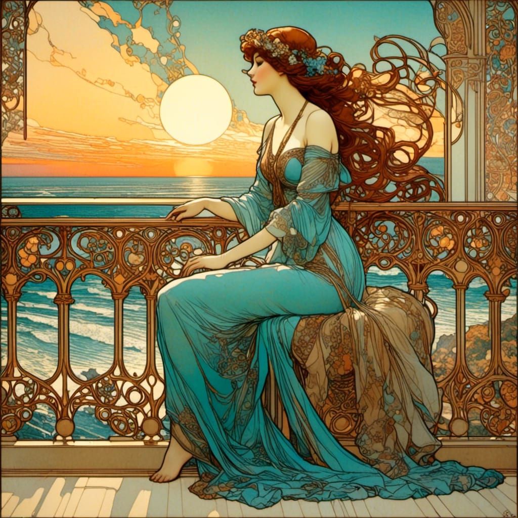 <lora:Art Nouveau Style:1.0>