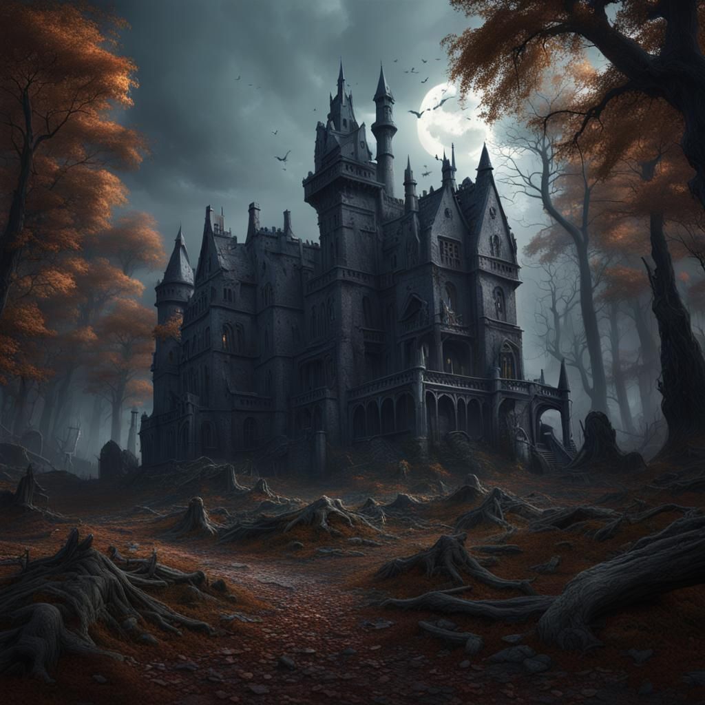 creepy castle