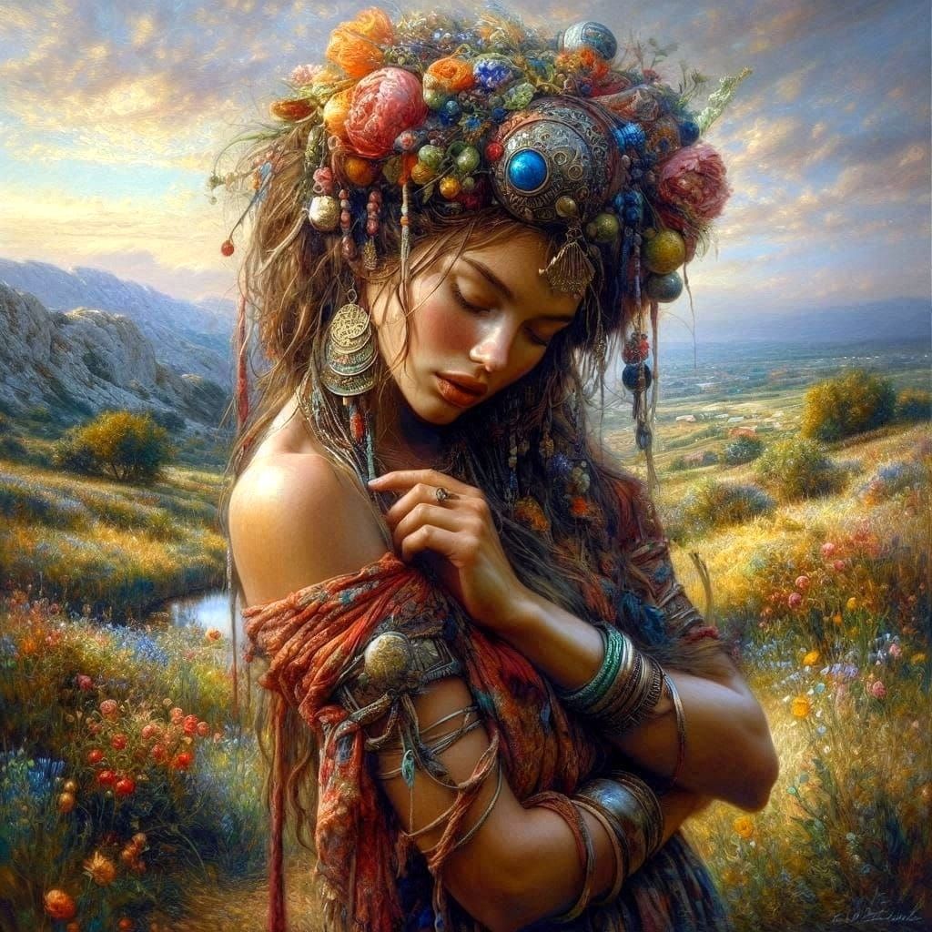 Gypsy woman  by @Rob Hartland