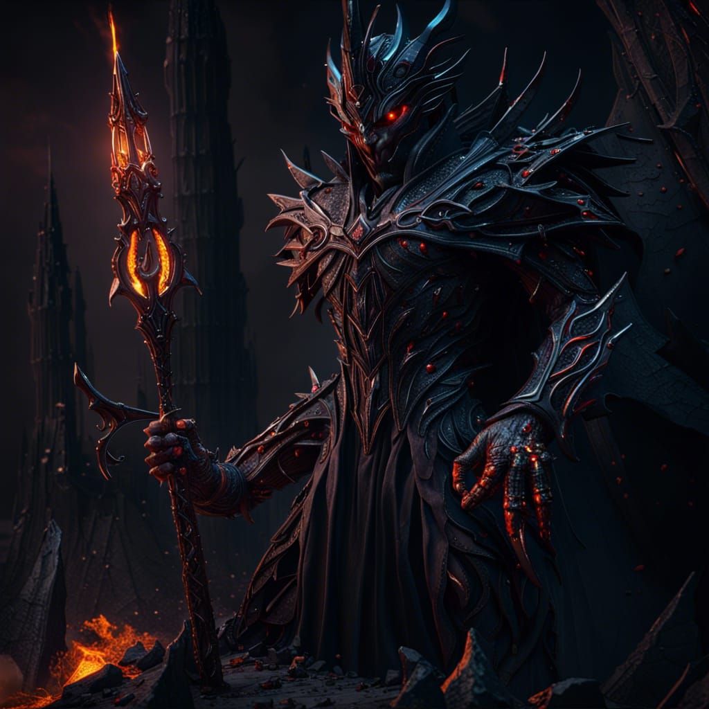 Sauron the dark lord - AI Generated Artwork - NightCafe Creator