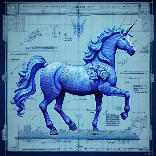 blueprint of a Unicorn