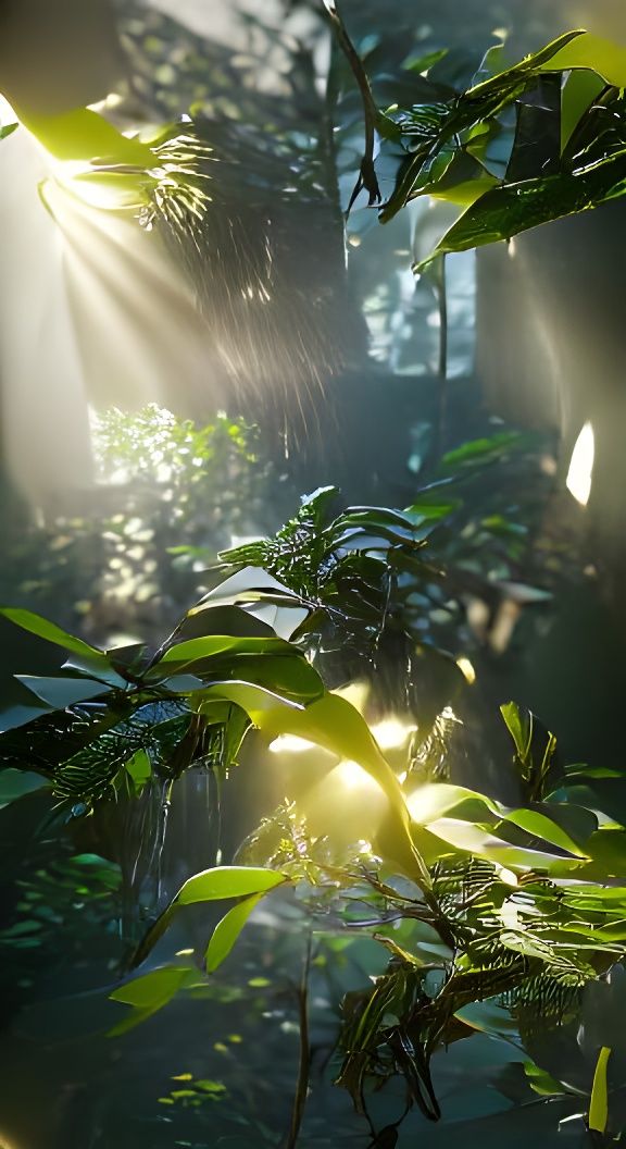 A deep jungle