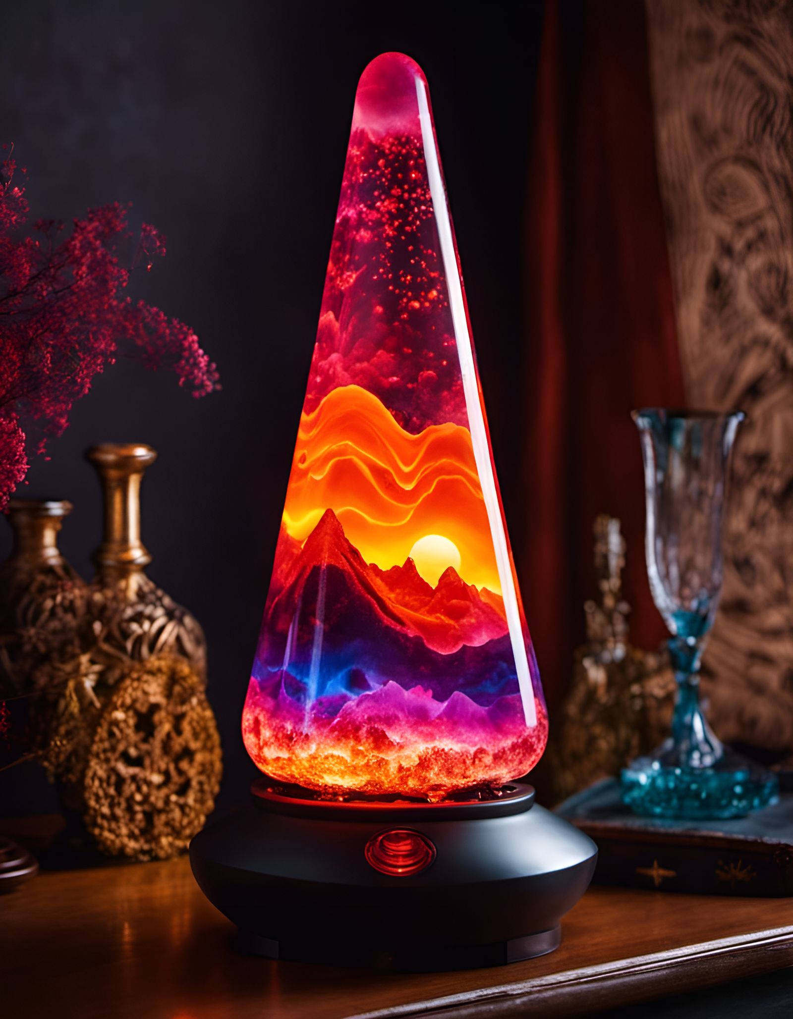 Lava Lamp with a galaxy of imagination  by @ARTFUL